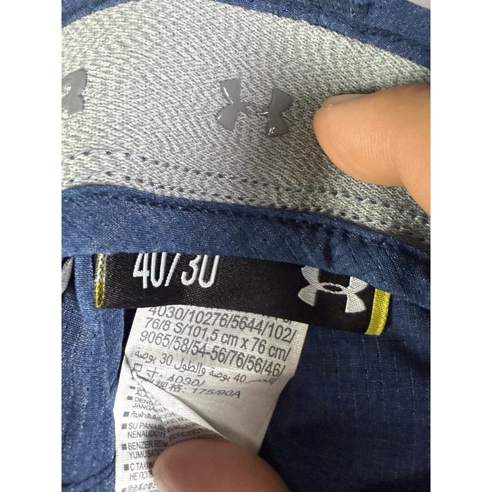 Under Armour Pants Match Play Loose Vented Blue Golf 1259430-408 Men's 40x30 EUC